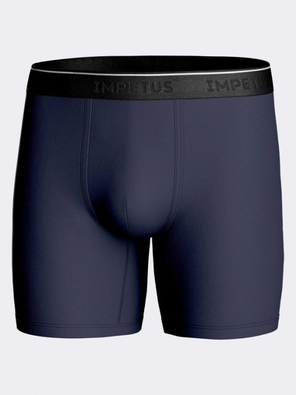 Men's Boxer Soft Premium - Long - Blauw XLarge