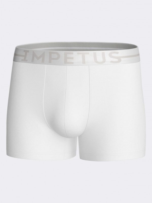 Men's Boxer Soft Stretch - Retro - Wit XLarge