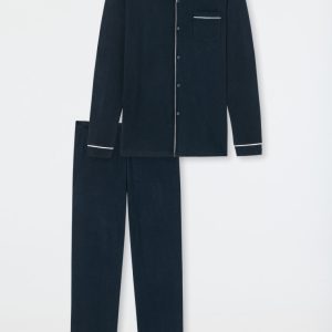 Pyjama Lang - Donkerblauw 52