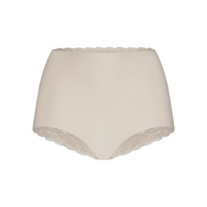 Secrets - Highwaist Lace- Almond Large