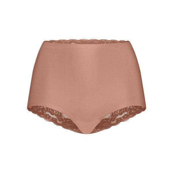 Secrets - Highwaist Lace - Pink Nut Small