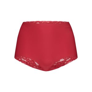 Secrets - Highwaist Lace - Red Large