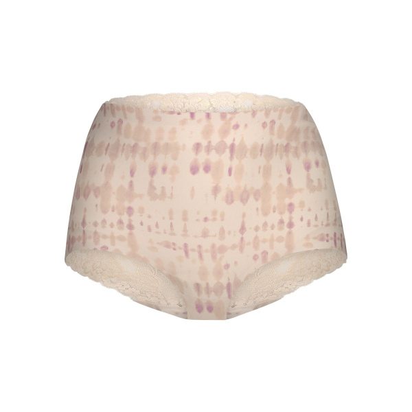 Secrets - Highwaist Lace - powder blush batik