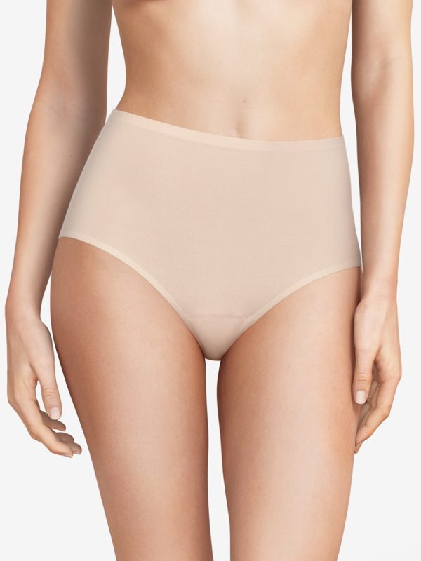 Softstretch - Hoge Taille - goudkleurig beige