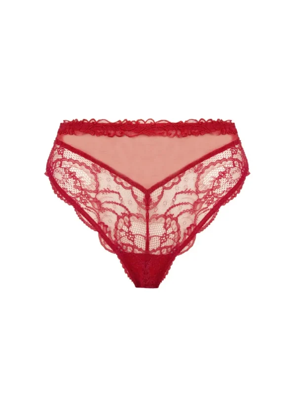 Soir de Venise - Slip Haut - Rouge Venise Medium