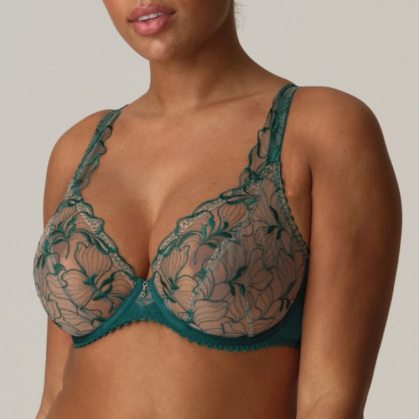 Springdale - Plunge Bh - Jasper Green 80D
