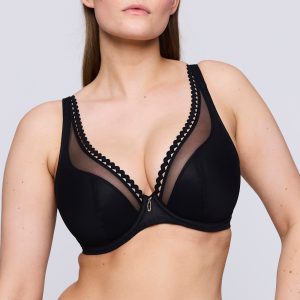 Twist Vivgirl - Plunge Bh Halve Mousse Cups - Zwart 80C