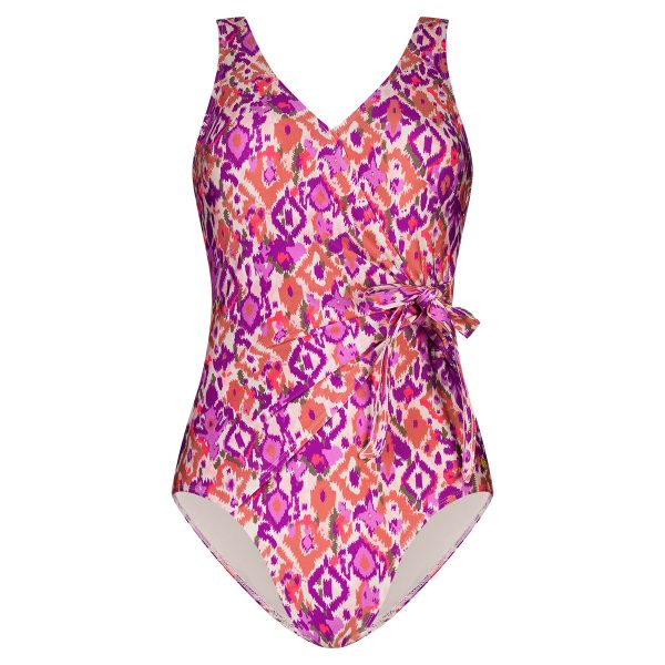 V-neck padded -Badpak - Summer ikat
