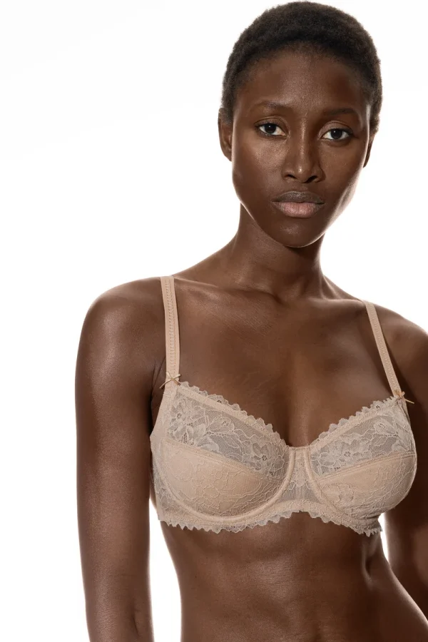 Wired Bra - Cream Tan 85C