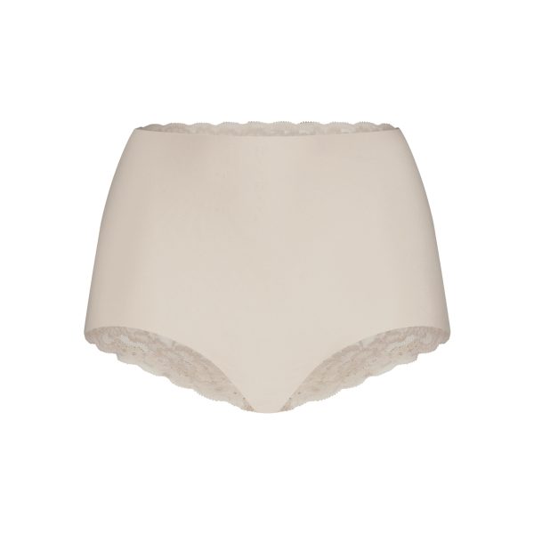Secrets - Highwaist Lace- Almond Large