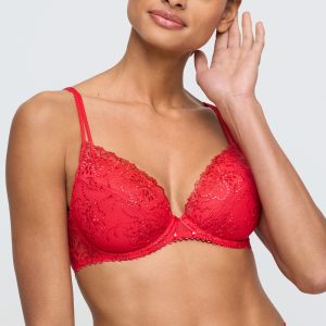 Jane - Push up Bh Pads - True red