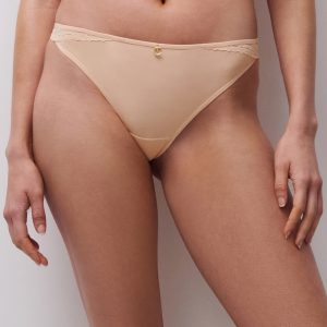 Romance - tanga - Goudkleurig beige