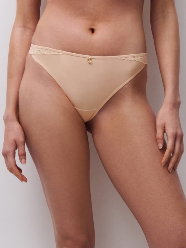 Romance - tanga - Goudkleurig beige