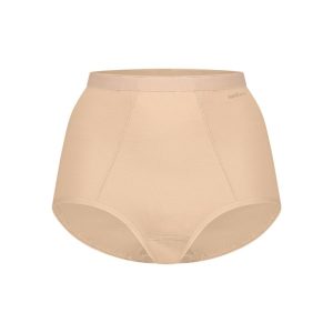 Basics Organic Cotton Stretch -High Waist Shape - Beige