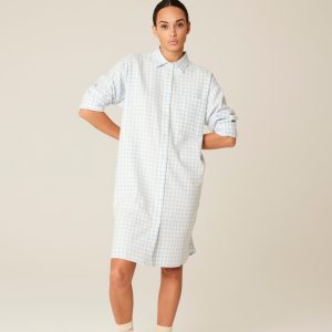 Jacey - Nachtkleed - Blue Check