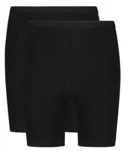 2 Pack Basics Organic Cotton Stretch - Long Shorts - zwart