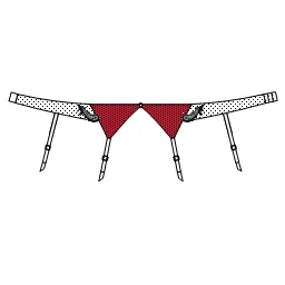 Bellissime Inconnue - Jarretelle - Ombre rouge