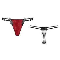 Bellissime Inconnue - Mini String - Ombre Rouge