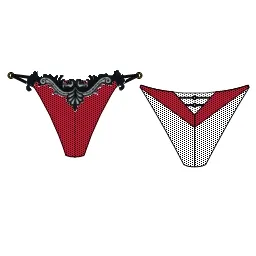 Bellissime Inconnue - Slip Seduction - ombre rouge