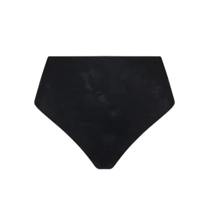Dentelle Rebelle - Hoge Taille slip - zwart