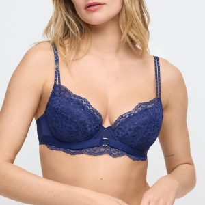 Musea - Push Up Bh uitneembare pads - Saffier Blauw