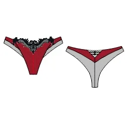 Bellissime Inconnue - String - Ombre rouge