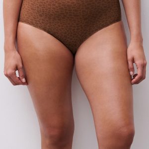Softstretch - Hoge Taille - Wild Brown