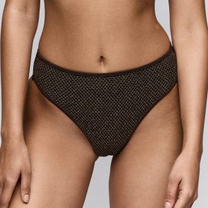 JANJA - Tailleslip Bikini - Chocolade