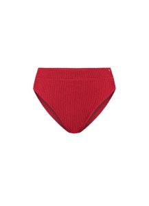 206A - Hoge taille Bikini - Lipstick Red