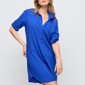 Emly - Jurk - Electric Blue