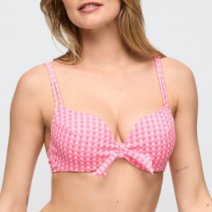 Mary Lynn - Hartvorm Bikini - Rose Gingham
