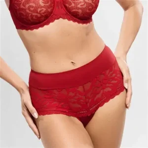 Leia - Hoge slip - Rubis