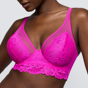 Dear Night - Plunge Bh - Influencer Pink