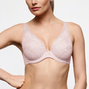 Solene - Plunge bh - Gardenia Rose