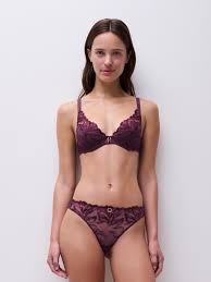 Illusion - Tanga - Aubergine Lurex