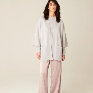 Tanea - Cardigan Merino wol - Grijs